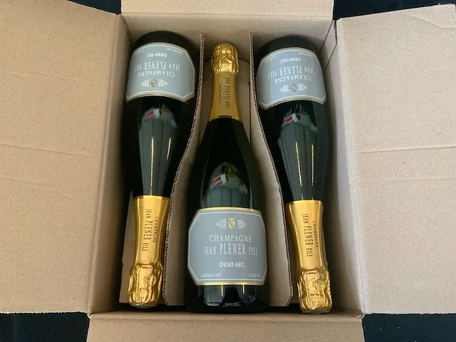 Jean plener cuvee reserve demi sec grand cru champagne (6x) - afbeelding 3 van  4
