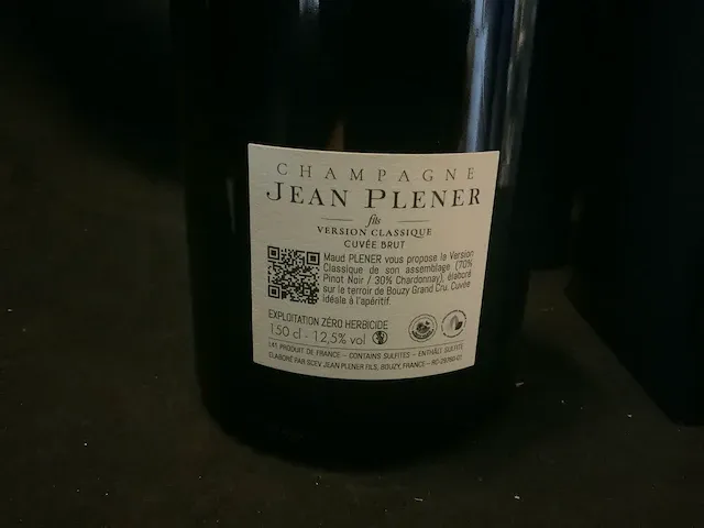 Jean plener magnum cuvee brut grand cru champagne (4x) - afbeelding 2 van  3