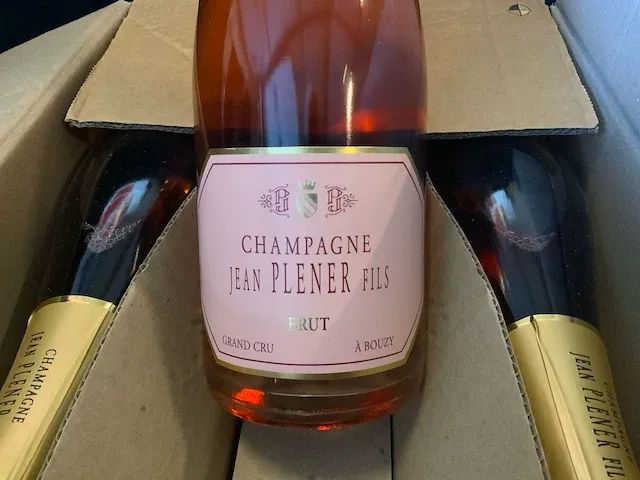 Jean plener rose brut grand cru champagne (12x) - afbeelding 1 van  4