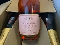 Jean plener rose brut grand cru champagne (12x) - afbeelding 1 van  4