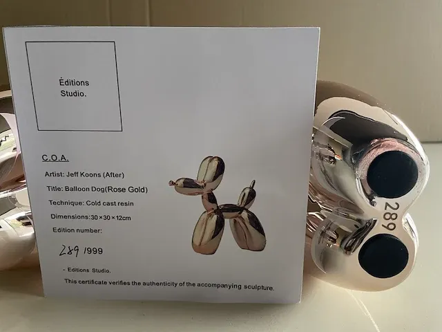 Jeff koons - afbeelding 5 van  5