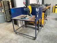 Jepson dry cutter 9312 afkortcirkelzaagmachine met mobiele werkbank - afbeelding 1 van  7