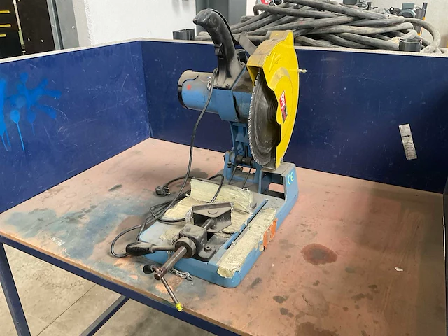 Jepson dry cutter 9312 afkortcirkelzaagmachine met mobiele werkbank - afbeelding 3 van  7