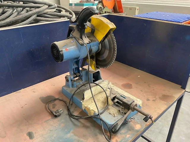 Jepson dry cutter 9312 afkortcirkelzaagmachine met mobiele werkbank - afbeelding 4 van  7
