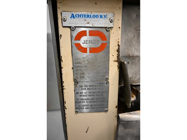 Jeros 5800 / 658 rvs platenpoetser - afbeelding 4 van  4