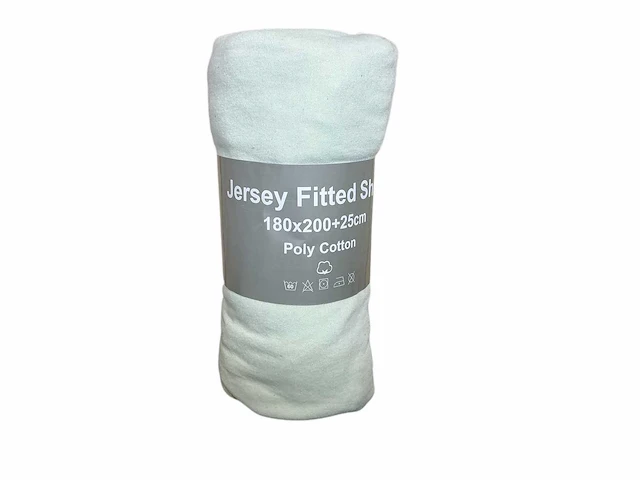 Jersey - fitted sheet 180 - hoeslaken (50x) - afbeelding 1 van  3