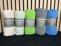 Jersey - fitted sheet 180 - hoeslaken (50x) - afbeelding 3 van  3