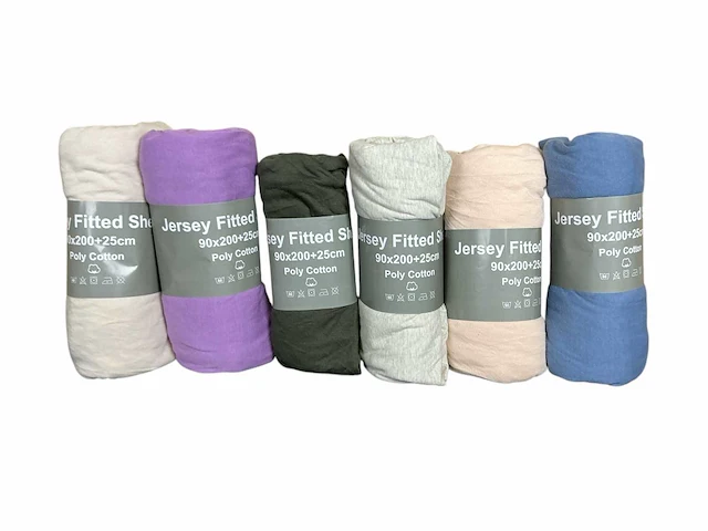 Jersey - fitted sheet 90 - hoeslaken (60x) - afbeelding 3 van  4