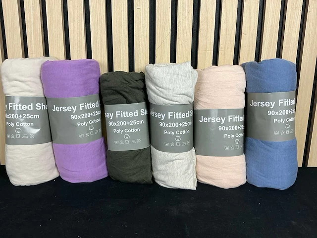 Jersey - fitted sheet 90 - hoeslaken (60x) - afbeelding 4 van  4