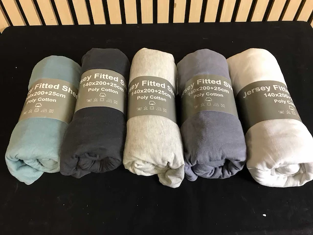 Jersey fitted sheet 140/200 hoeslaken (150x) - afbeelding 2 van  6