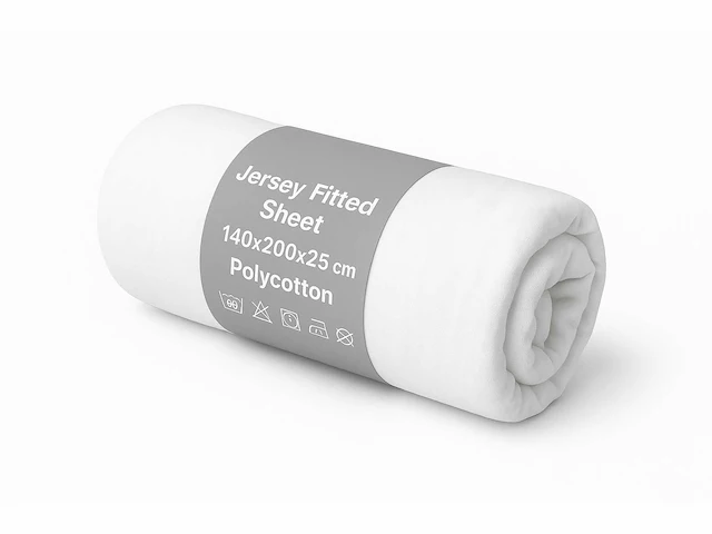 Jersey fitted sheet 140/200 hoeslaken (50x) - afbeelding 5 van  7