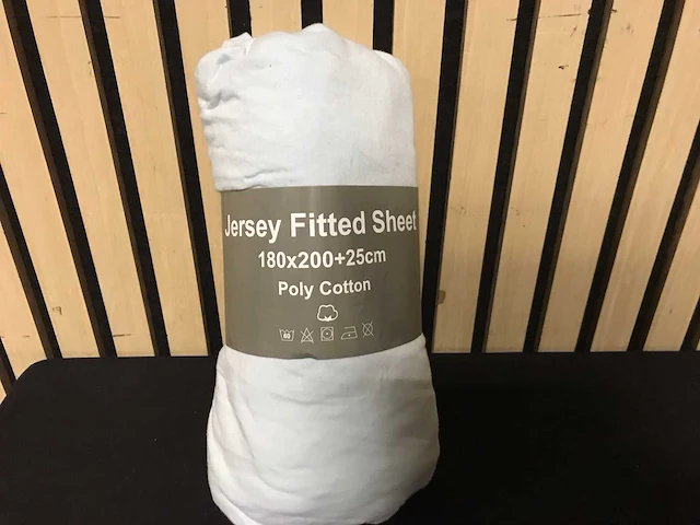 Jersey fitted sheet 180/200 hoeslaken (100x) - afbeelding 2 van  6