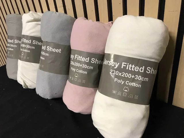 Jersey fitted sheet 230/200 waterbed hoeslaken (160x) - afbeelding 2 van  3