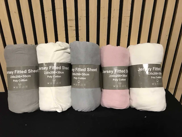 Jersey fitted sheet 230/200 waterbed hoeslaken (80x) - afbeelding 1 van  3
