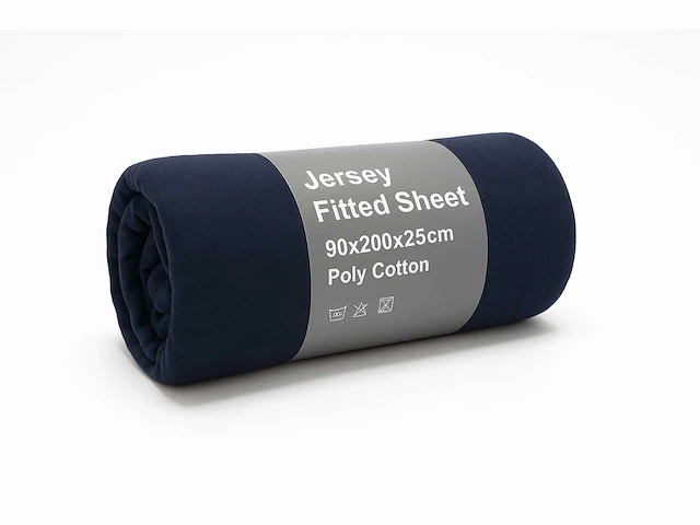 Jersey fitted sheet 90/200 hoeslaken (120x) - afbeelding 2 van  8