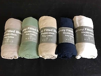 Jersey fitted sheet 90/200 hoeslaken (60x)