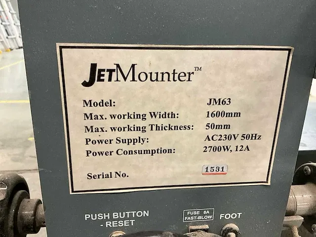 Jetmounter jm63 lamineermachine - afbeelding 11 van  11