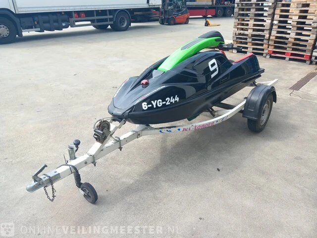 Jetski met trailer kawasaki, sx-r, zwart, 2017 - afbeelding 3 van  23