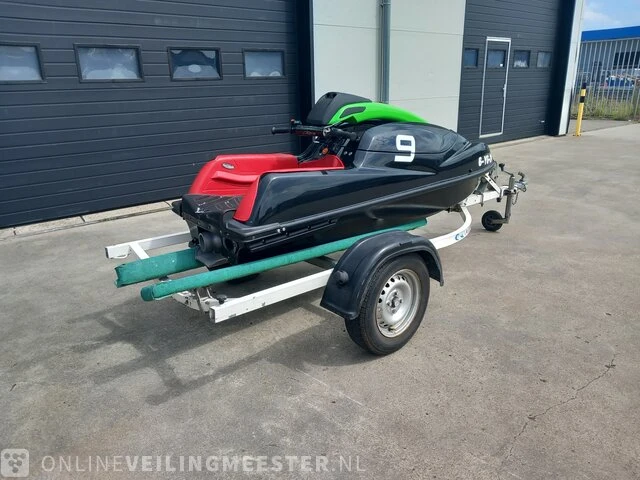Jetski met trailer kawasaki, sx-r, zwart, 2017 - afbeelding 22 van  23
