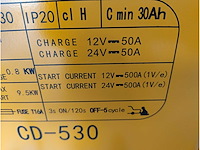 Jettool - 2025 - cd-530 - startbooster/lader 12/24v - afbeelding 4 van  6