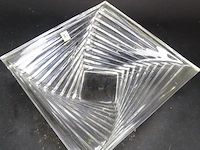 J.g. durand twisted steps kristallen schaal - afbeelding 3 van  5