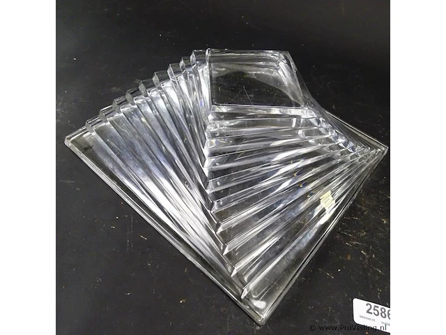 J.g. durand twisted steps kristallen schaal - afbeelding 5 van  5