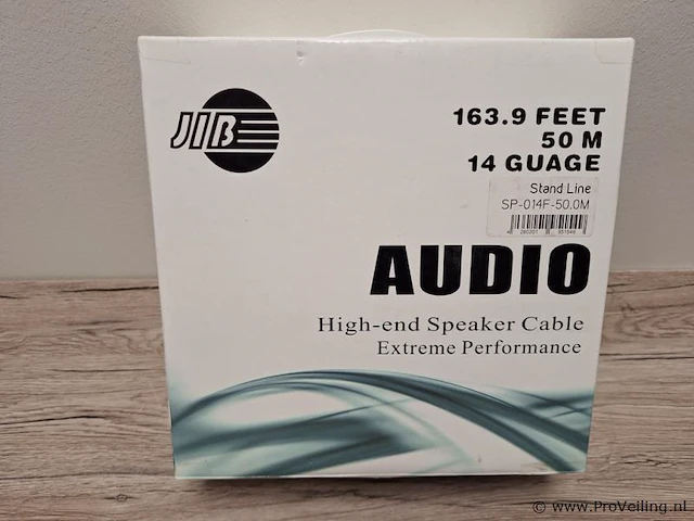 Jib audio high-end speaker kabel type sp-014f - 50mtr - afbeelding 1 van  3