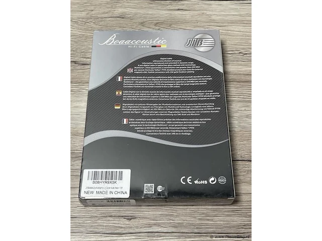 Jib boaacoustic hifi signaalkabel type toslink bb-101-1.5m - afbeelding 2 van  3