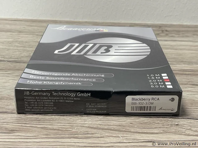 Jib boaacoustic hifi signaalkabel type toslink rca bb-102-3.0 - afbeelding 3 van  3