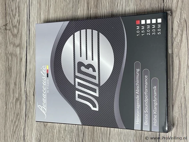 Jib boaacoustic hifi signaalkabel type trs rca2 bb-103-1.0m - afbeelding 1 van  3