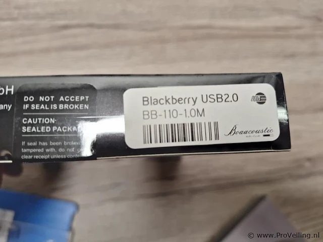 Jib boaacoustic usb-kabel 2.0 type bb-110-1.0m - afbeelding 2 van  3