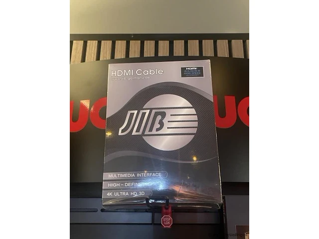 Jib hdmi-kabel high definition 4k ultra hd 3d - 1mtr - afbeelding 1 van  2