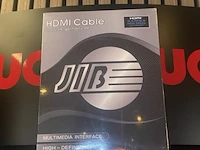 Jib hdmi-kabel high definition 4k ultra hd 3d - 1mtr - afbeelding 1 van  2