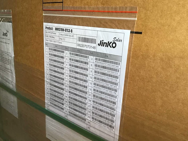 Jinko - n-type 370 - zonnepaneel (36x) - afbeelding 7 van  7