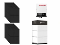 Jinko - set van 14 zonnepanelen (435 wp) met hybride omvormer en 7,1 kwh batterij. - afbeelding 1 van  24