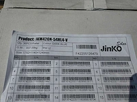 Jinko - set van 144 zonnepanelen (420 wp) en 1 goodwe 60k omvormer (totaal 60.480 wp) - afbeelding 8 van  12
