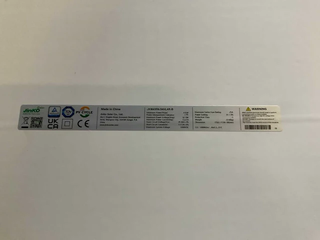 Jinko zonnepanelen (21x) - afbeelding 3 van  4