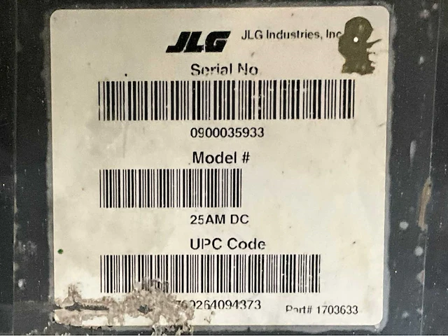 Jlg 25am hoogwerker - afbeelding 8 van  16