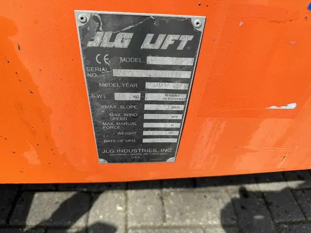 Jlg 800 aj hoogwerker - afbeelding 4 van  14