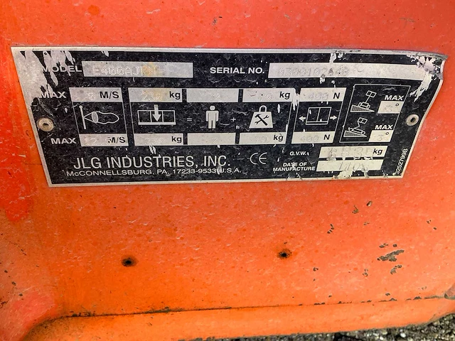 Jlg e400ajpn hoogwerker - afbeelding 15 van  22