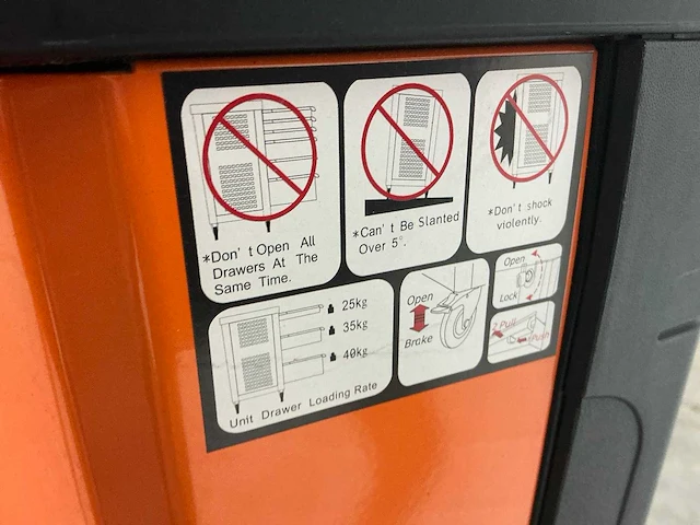 Jlg or650 gereedschapswagen - afbeelding 8 van  12