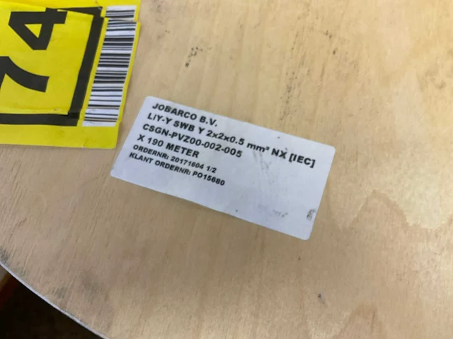 Jobarco haspel signaalkabel (5x) - afbeelding 8 van  12