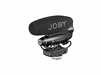 Joby wavo pro professionele richtmicrofoon voor cameramontage, staafmicrofoon met ingebouwde anr en met rycote dempingsbeugel - afbeelding 1 van  3