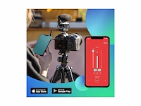 Joby wavo pro professionele richtmicrofoon voor cameramontage, staafmicrofoon met ingebouwde anr en met rycote dempingsbeugel - afbeelding 3 van  3