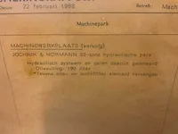 Jochnick & norrman hydraulische pers - afbeelding 26 van  32