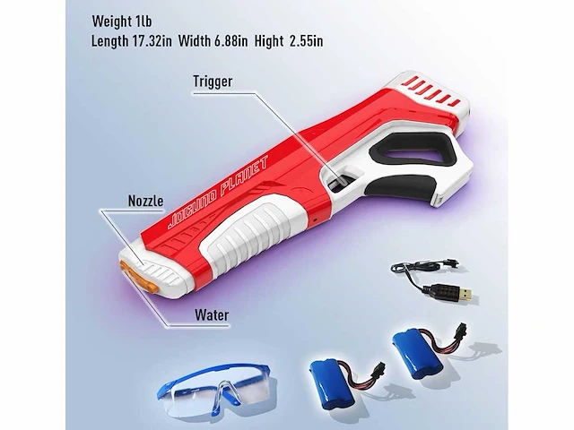 Jocund planet - automatic water gun - return goods (100x) - afbeelding 4 van  18