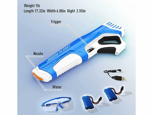 Jocund planet - automatic water gun - return goods (100x) - afbeelding 9 van  18