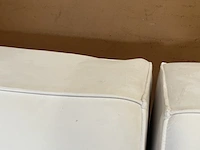 Jodie hoekbank links afgerond - rechts open 5-zits - fluweel - crème micadoni - afbeelding 4 van  7