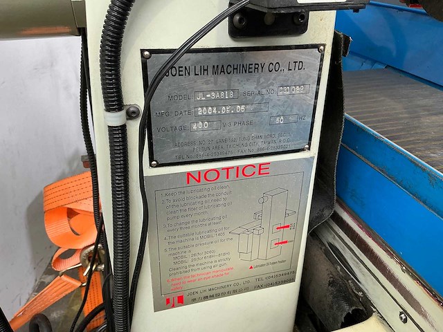 Joen lih - jl-3a818 - surface grinding machine - 2004 - afbeelding 5 van  18