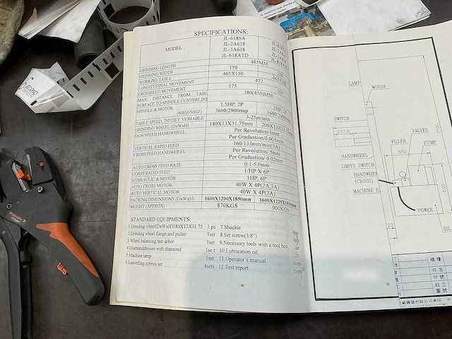 Joen lih - jl-3a818 - surface grinding machine - 2004 - afbeelding 10 van  18